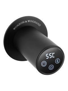 Полотенцесушитель электрический встраиваемый Wonzon & Woghand Dortmund WW-A364-MB 58x70 см с внутренней частью чёрный матовый